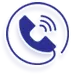 Blue Phone Icon | | Climate Heating & Cooling